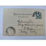 Krakow, lithograph, 3 views 1900