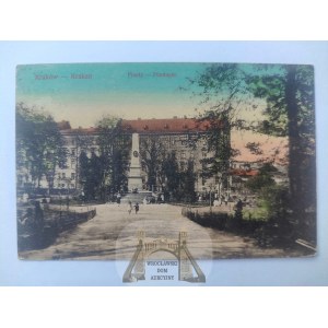 Krakow, Planty, monument ca. 1910
