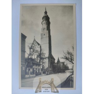 Cracovie, église du Cœur de Jésus vers 1925
