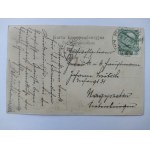 Krakau, Marktplatz, Linie A-B, Straßenbahn 1908