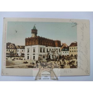 Tarnów, ratusz, targowisko 1902