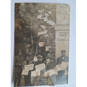 Belarus, Grodno, World War I, Grodnder Zeitung, newspapermen, 1916