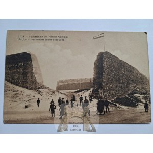 Belarus, Lida, castle, ruins, ca. 1916