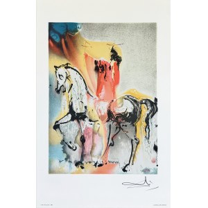Salvador DALI (1904–1989), Le Cheval Chrétien (Křesťanský kůň) Ze série: Les Chevaux de Dali (Daliho koně), 1983