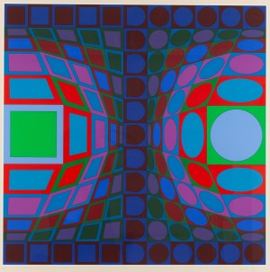 Victor Vasarely (1906 Pécs - 1997 Paryż), Bez tytułu, około 1975