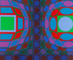 Victor Vasarely (1906 Pécs - 1997 Paryż), Bez tytułu, około 1975