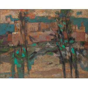 Jan Świderski (1913 Grodziec near Bedzin - 2004 Cracow), Castle, 1960