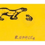 Roman Opałka (1931 Abbeville, France - 2011 Rome), Illustration from the series Petrified Ship, 1967