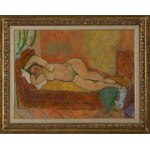 Zygmunt Landau (1898 Łódź - 1962 Tel Aviv), Lying Nude.