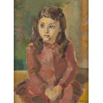 Ludwik Klimek (1912 Skoczów - 1992 France), Portrait of a girl, circa 1960