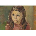 Ludwik Klimek (1912 Skoczów - 1992 France), Portrait of a girl, circa 1960