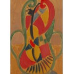 Maurice Blond (1899 Lodz - 1974 Clamart, Francia), Sedia con violino (Chaise avec Violon), 1971