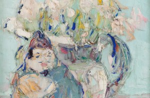 Włodzimierz Terlikowski (1873 Poraj k. Łodzi - 1951 Paryż), Martwa natura z figurką Buddy, 1926