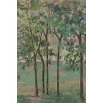 Benn Bencion Rabinowicz (1905 Bialystok - 1989 Paris), Paysage avec arbres, vers 1977