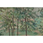 Benn Bencion Rabinowicz (1905 Bialystok - 1989 Paris), Paysage avec arbres, vers 1977