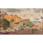 Jan Wacław Zawadowski (1891 Skobełka na Wołyniu - 1982 Aix en Provence), Krajobraz prowansalski z kamieniołomem w tle