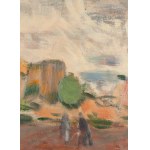 Jan Wacław Zawadowski (1891 Skobełka in Volhynia - 1982 Aix en Provence), Provençal landscape with a quarry in the background