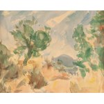 Jan Wacław Zawadowski (1891 Skobełka in Volhynia - 1982 Aix en Provence), Provençal Landscape