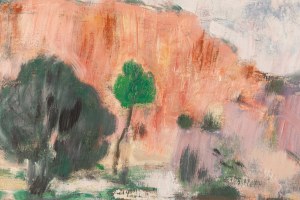 Jan Wacław Zawadowski (1891 Skobełka na Wołyniu - 1982 Aix en Provence), Pejzaż z kamieniołomem w tle