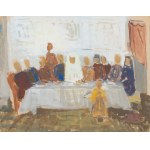 Ludwik Lille (1897 Podwłoczyska nad Zbruczem - 1957 Paryż), Przy stole