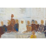 Ludwik Lille (1897 Podwłoczyska nad Zbruczem - 1957 Paris), At the Table
