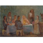 Ludwik Lille (1897 Podwłoczyska nad Zbruczem - 1957 Paris), "Wedding Feast."