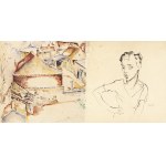 Maria Melania Mutermilch `Mela Muter (1876 Warsaw - 1967 Paris), Urban landscape (recto) / Portrait of a boy (verso), 1920s.
