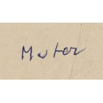 Maria Melania Mutermilch `Mela Muter (1876 Warsaw - 1967 Paris), Urban landscape (recto) / Portrait of a boy (verso), 1920s.