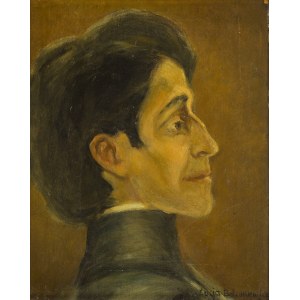 Łucja Bałzukiewicz (1887 Wilno - 1976 Lublin), Portret Olgi Boznańskiej, 1968