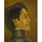 Lucja Balzukiewicz (1887 Vilnius - 1976 Lublin), Portrait of Olga Boznańska, 1968