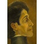 Łucja Bałzukiewicz (1887 Wilno - 1976 Lublin), Portret Olgi Boznańskiej, 1968