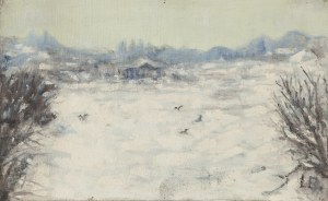 Łucja Bałzukiewicz (1887 Wilno - 1976 Lublin), Zimowy pejzaż