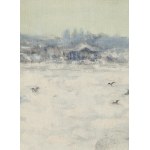 Łucja Bałzukiewicz (1887 Vilnius - 1976 Lublin), Paysage d'hiver