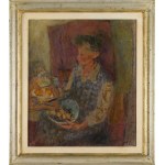 Eugeniusz Eibisch (1895 Lublin - 1987 Warsaw), Woman at the breakfast table , ca. 1930/1945