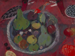 Stanisław Wójtowicz (1920 Kraków - 1991 Kraków), Martwa natura z kabaczkiem