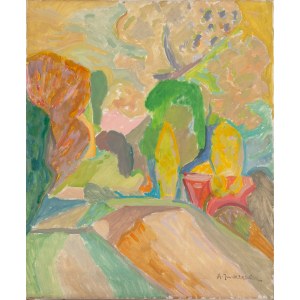 Andrzej Jurkiewicz (1907 Traduttore - 1967 Varsavia), Paesaggio estivo, 1936