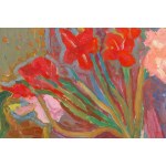 Andrzej Jurkiewicz (1907 Translator - 1967 Warsaw), Gladiole in a vase