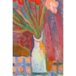 Andrzej Jurkiewicz (1907 Translator - 1967 Warsaw), Gladiole in a vase