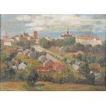 Jan Betley (1908 Plock - 1980 Warsaw), Panorama of Sandomierz ("Sandomierz I"), 1959