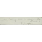 Jacek Malczewski (1854 Radom - 1929 Krakow), Collection of 6 co-framed drawings and artist's autograph, ca. 1926