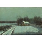 Wiktor Korecki (1890 Kamieniec Podolski - 1980 Milanówek near Warsaw), Winter Evening