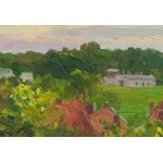 Emil Lindeman (1864 Warsaw - 1945 Ozorków near Lodz), Rural Landscape