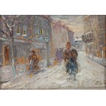 Erno Erb (1878 Lviv (?) - 1943 Lviv), Winter view from Lviv