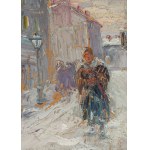Erno Erb (1878 Lviv (?) - 1943 Lviv), Winter view from Lviv