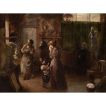 Author unrecognized (2nd half of the 19th century), In the sculptor's studio