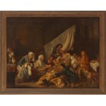 Author unrecognized (19th century), Death of a mother, according to Jean-Baptiste Greuze