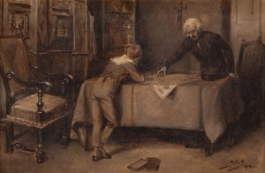 Stanisław Sawiczewski (1866 Kraków - 1943 Warszawa), Lekcja historii, 1912
