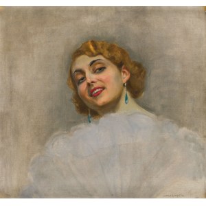 Michal Wiktor Czepita (1884 Buczacz - 1941 Warsaw), Portrait of a woman (Platinum blonde)