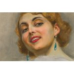Michal Wiktor Czepita (1884 Buczacz - 1941 Warsaw), Portrait of a woman (Platinum blonde)