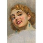 Michal Wiktor Czepita (1884 Buczacz - 1941 Warsaw), Portrait of a woman (Platinum blonde)